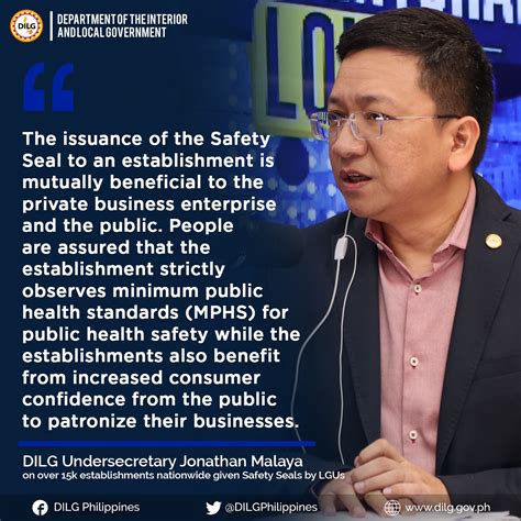 DILG: Over 15k establishments nationwide given Safety Seals by .